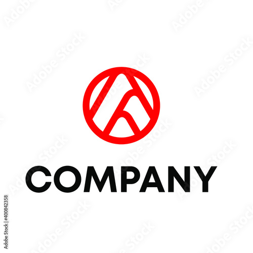 Letter A logo 