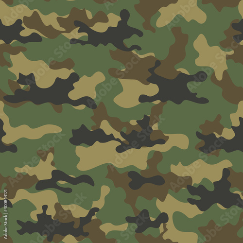  Army camouflage vector illustration seamless pattern classic background