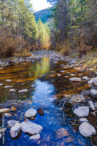 Christopher creek in the Apache Sitgreaves National Forest of Arizona