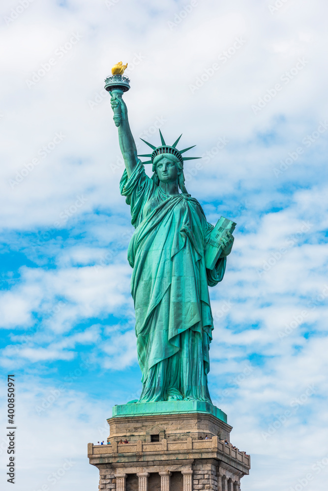 Obraz premium Statue of Liberty National Monument in New York.