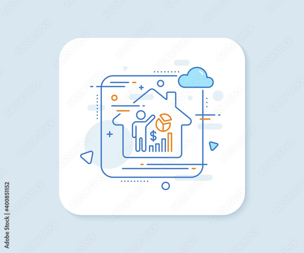 Seo statistics line icon. Abstract vector button. Search engine optimization sign. Analytics chart symbol. Seo statistics line icon. Home concept badge. Vector Seo statistics line icon. Abstract vector button. Search engine optimization sign. Analytics chart symbol. Seo statistics line icon. Home concept badge. Vector