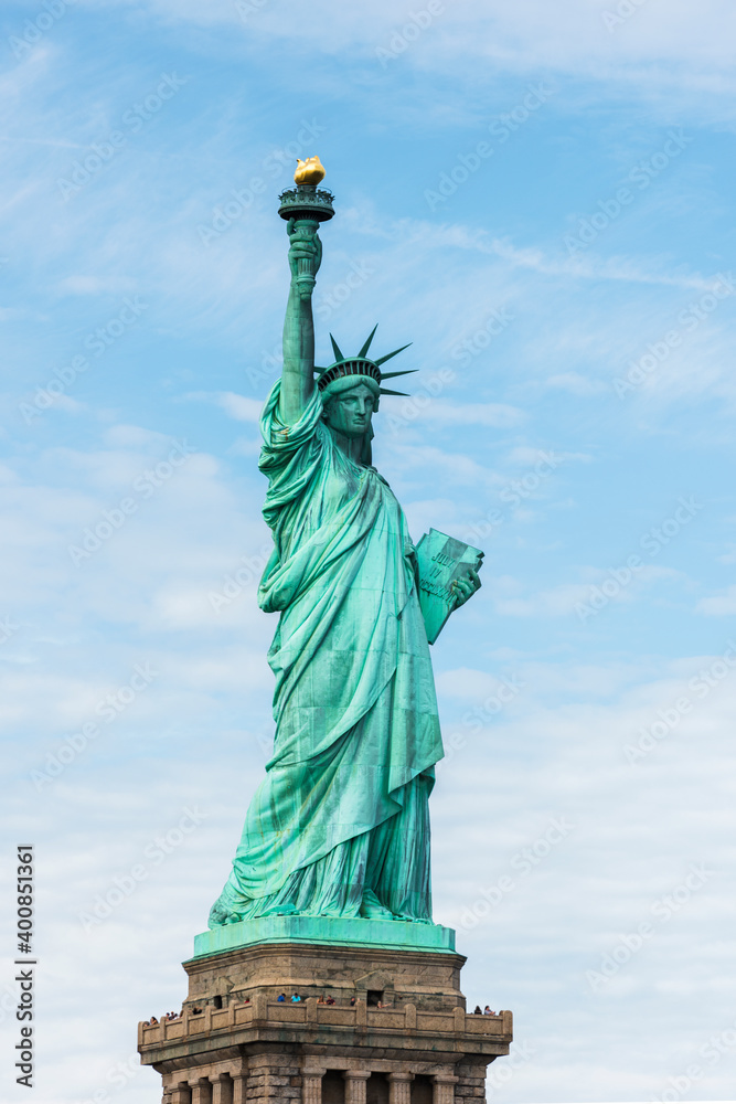 Obraz premium Statue of Liberty National Monument in New York.