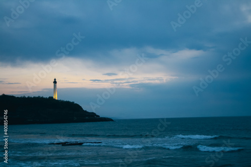 phare de Biarritz dans le pays basque en France