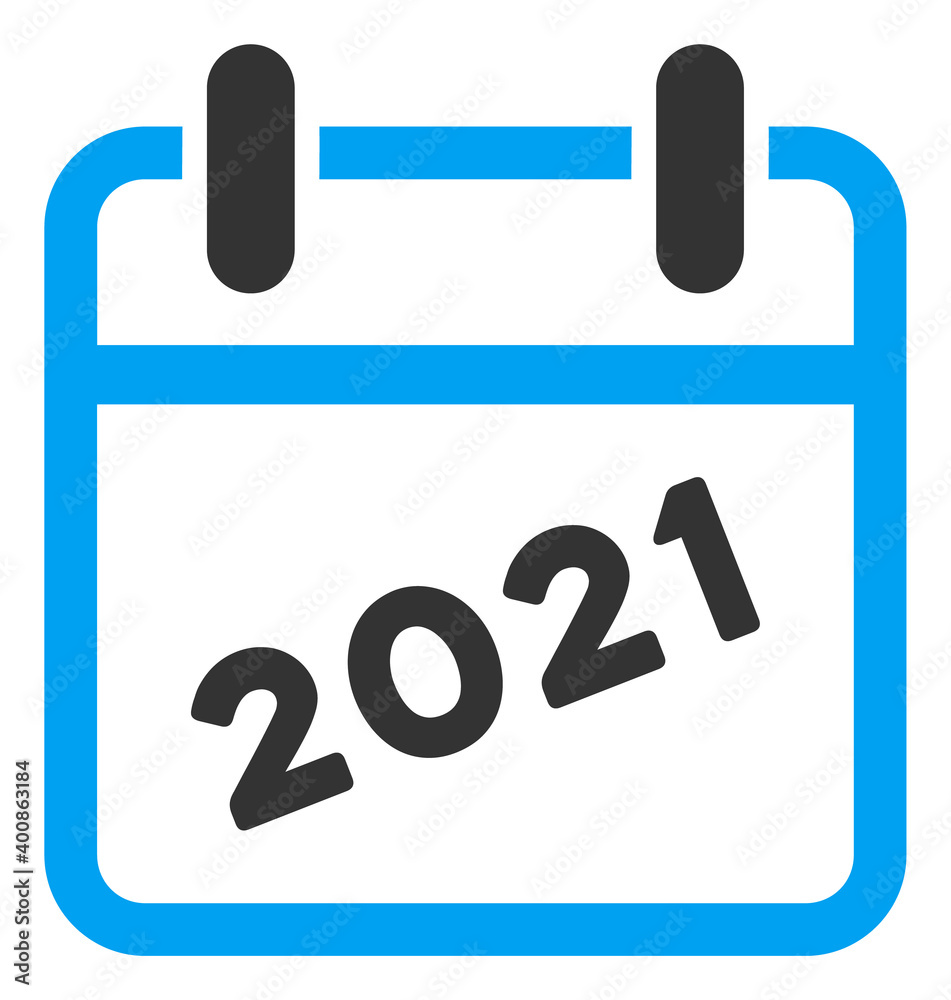 Vector 2021 calendar illustration. An isolated illustration on a white background. Vector 2021 calendar illustration. An isolated illustration on a white background.