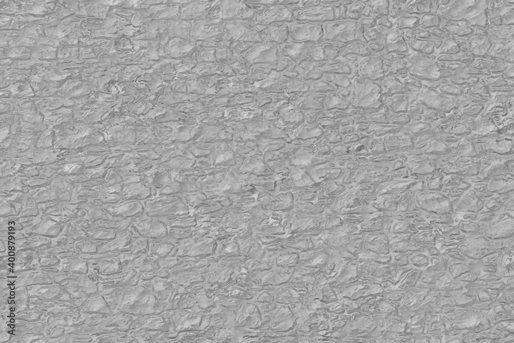 Foil pattern background - ice surface with silver