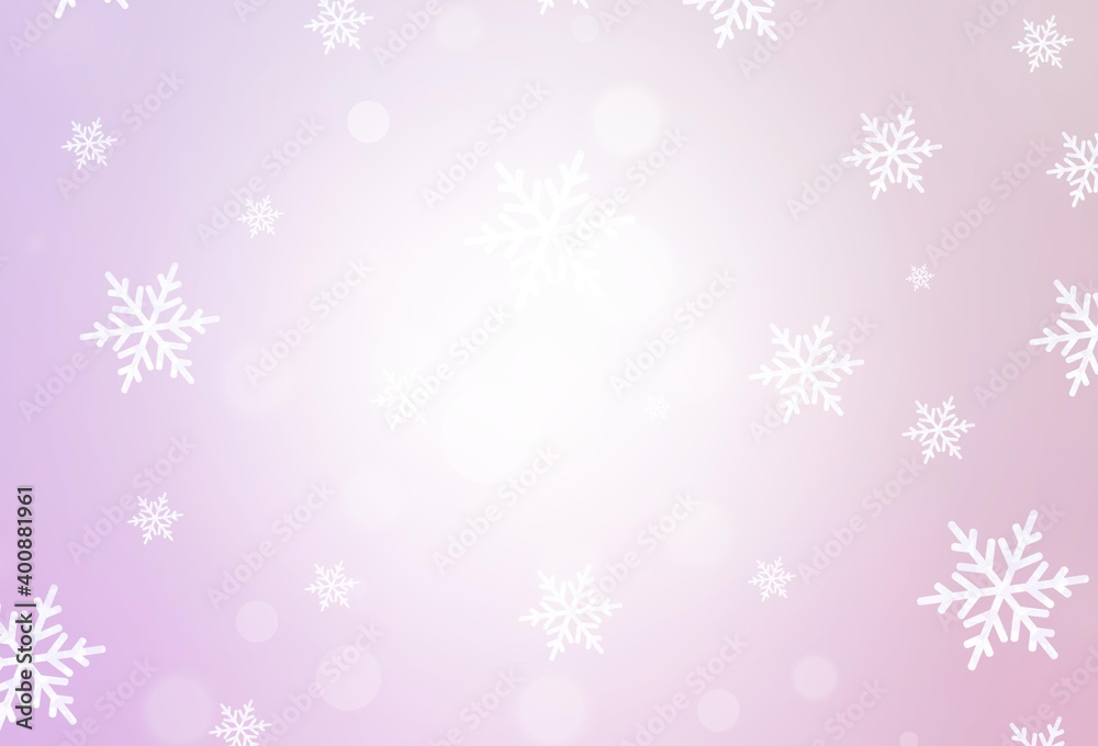 Light Purple vector layout in New Year style.