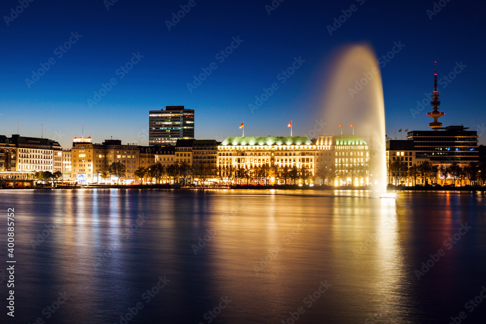 Architecutre by Binnenalster in Hamburg Hamburg, Germany Architecutre by Binnenalster in Hamburg Hamburg, Germany