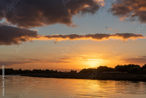 sunset at river © jigasta