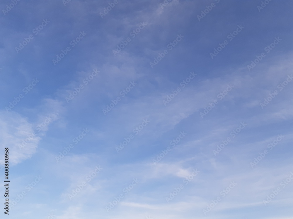 blue sky with clouds