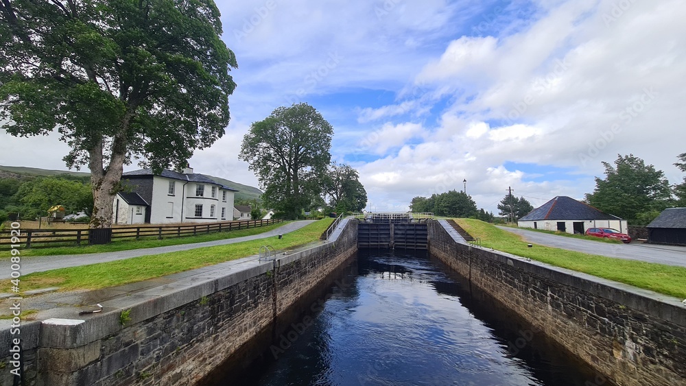 canal in the village