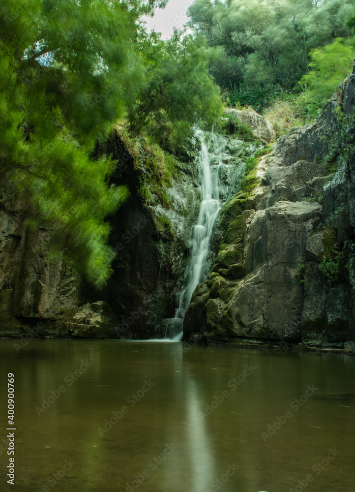 Hidden waterfall in Sintra