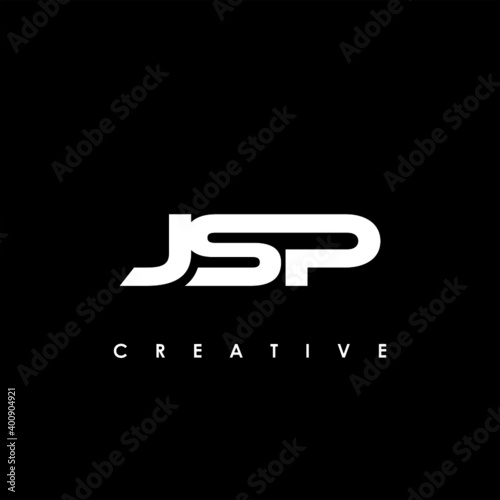 JSP Letter Initial Logo Design Template Vector Illustration photo