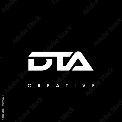 DTA Letter Initial Logo Design Template Vector Illustration photo