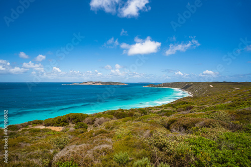 The blues of the Esperance coastline.  © Sky Perth