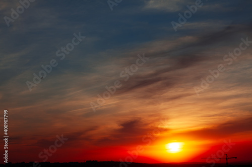 Fototapeta Naklejka Na Ścianę i Meble -  Sunset in soft light