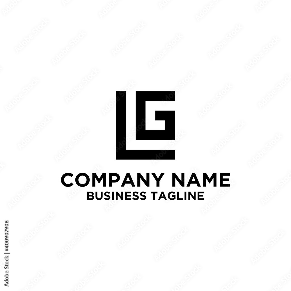 Initials logo vector Initials logo vector