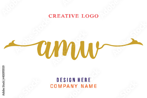 AMW lettering logo is simple, easy to understand and authoritative