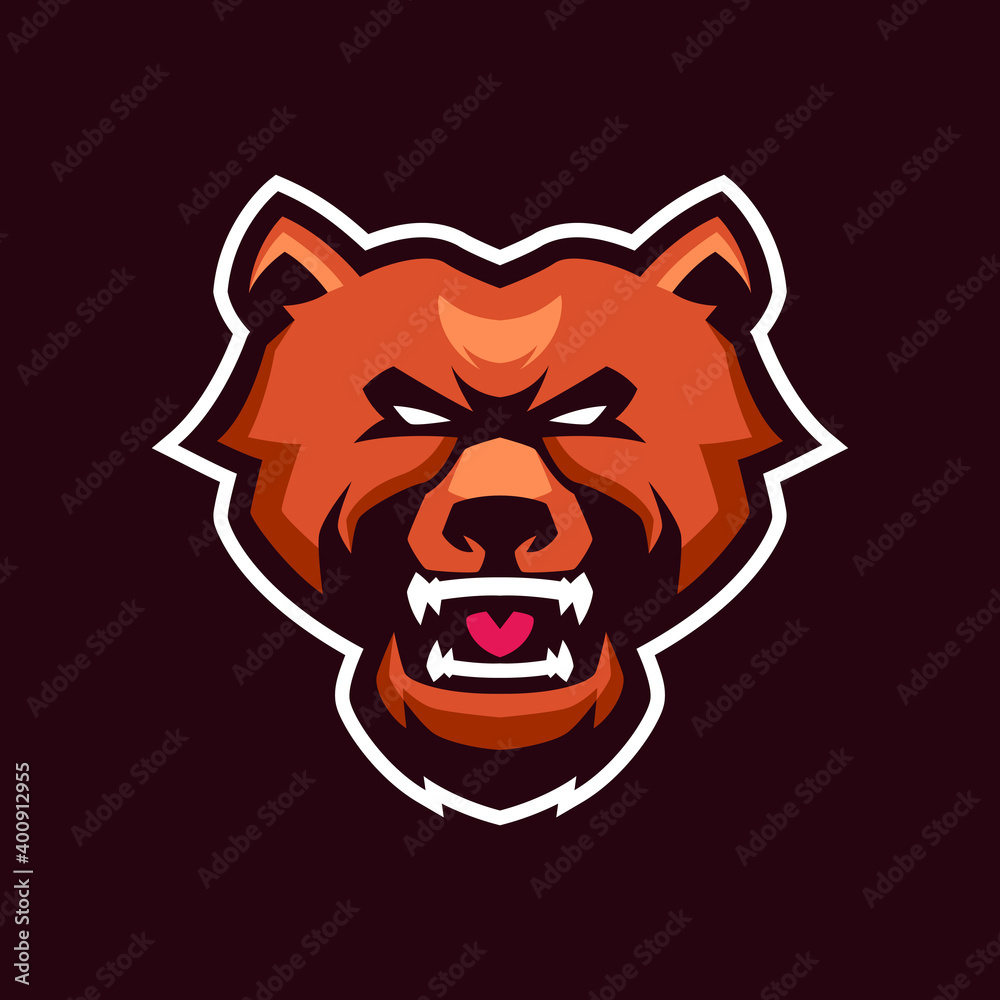 Bear Mascot Logo Templates Bear Mascot Logo Templates
