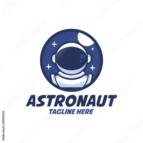 Astronaut Cartoon Logo Templates