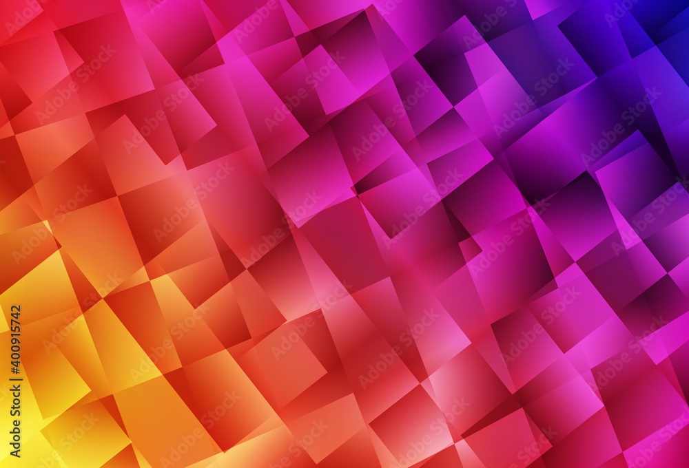 Light Pink, Yellow vector texture in rectangular style. Light Pink, Yellow vector texture in rectangular style.