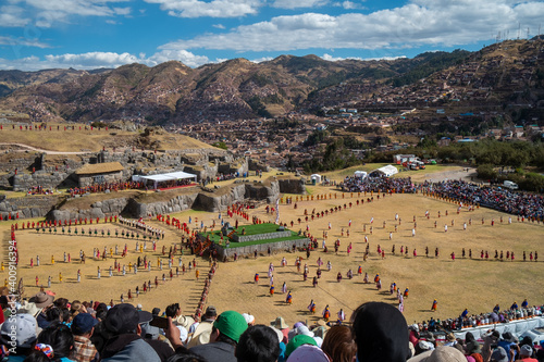 南米ペルーのクスコで行われる太陽の祭りインティライミ祭