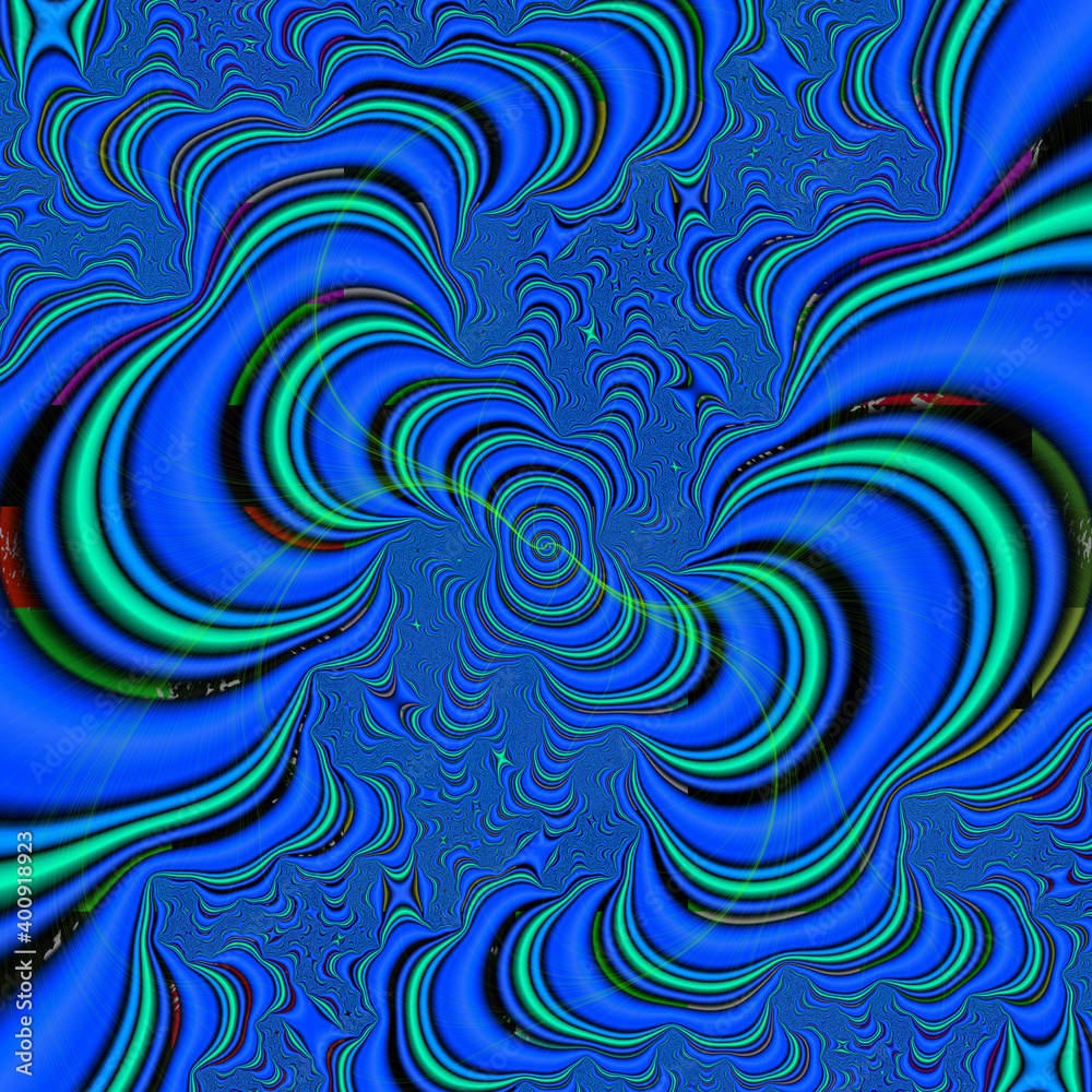 Fractal, design, galaxy texture, blue and white background Fractal, design, galaxy texture, blue and white background
