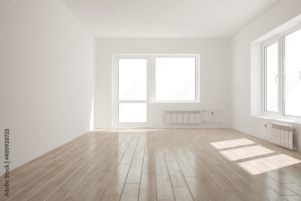 Fototapeta premium Modern interior design. 3D illustration