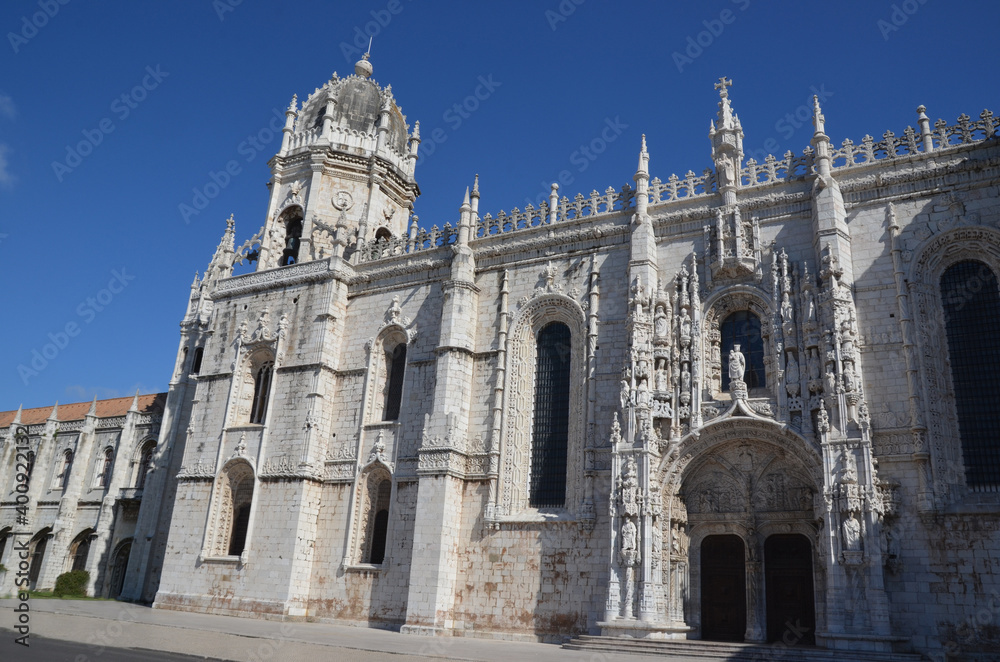 Hieronymites Monastery, Mosteiro dos Jeronimos, Unesco Heritage,  Belem district, Lisboa, Lisbonne. Portugal.