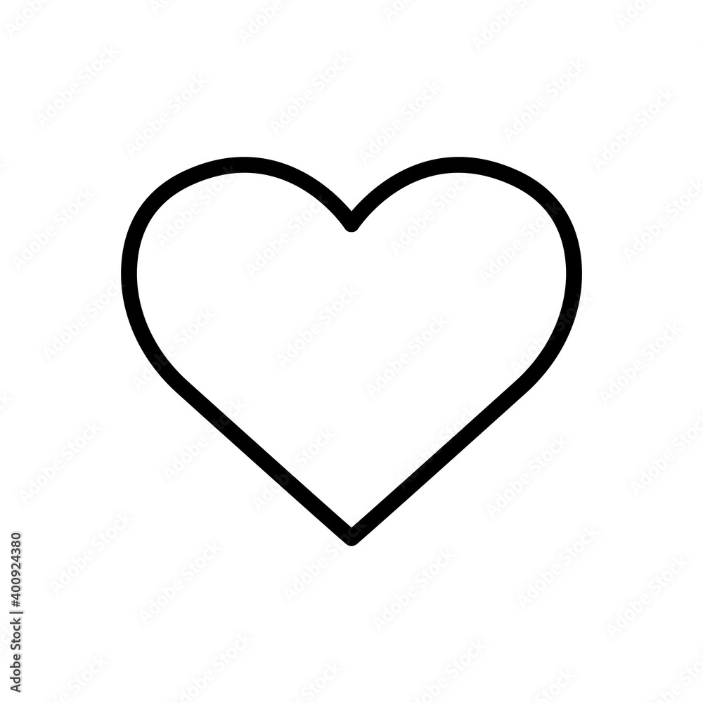Love line icon. heart symbol. simple design editable. Design template vector Love line icon. heart symbol. simple design editable. Design template vector