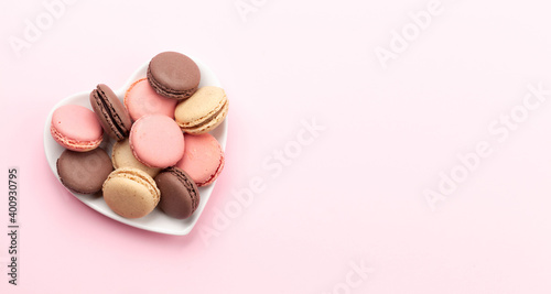 Valentines day with macaroons