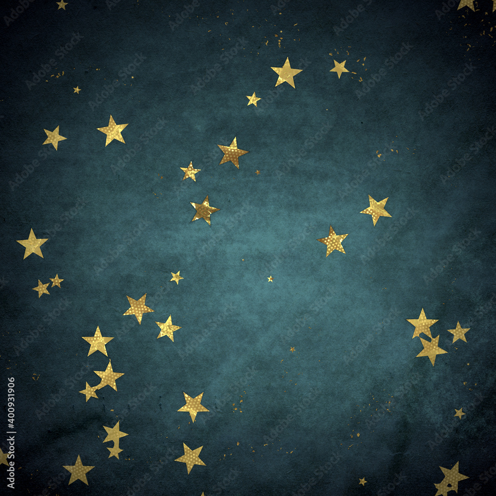 Confetti, golden texture on a dark background Confetti, golden texture on a dark background