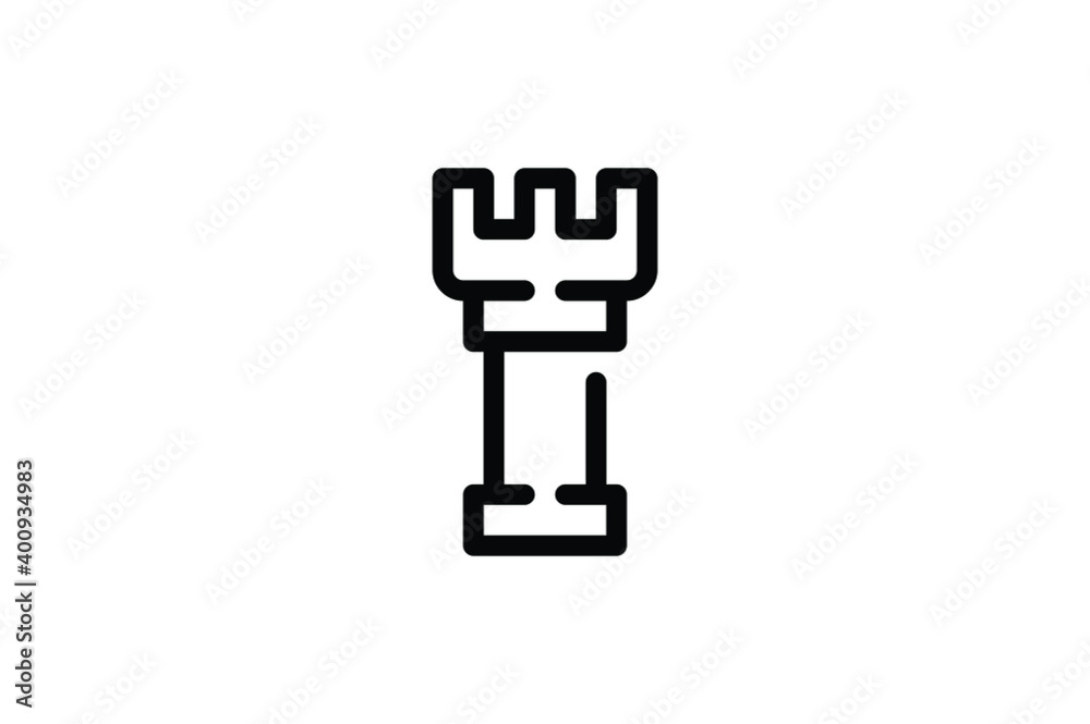 Viking Outline Icon - Tower Viking Outline Icon - Tower