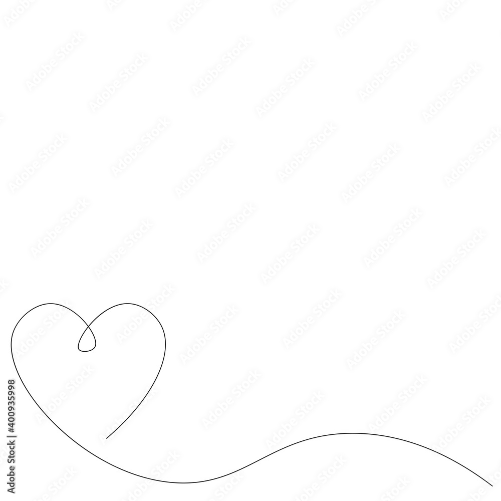 Heart valentines day background vector illustration