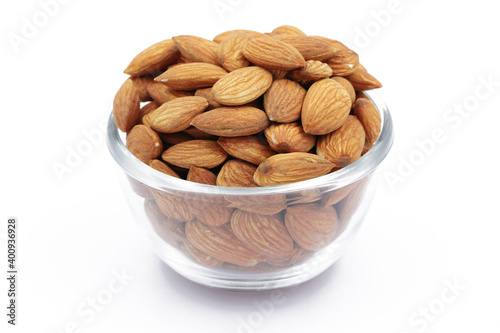 almonds in bowl photo