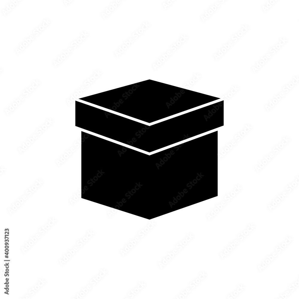 box packaging icon set vector symbol