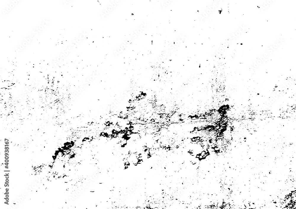 Vector texture of dust,spots,line,chips,noise,monochrome grunge background.Black and white abstraction.