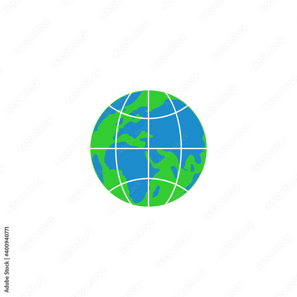 globe icon vector symbol of go to web globe icon vector symbol of go to web