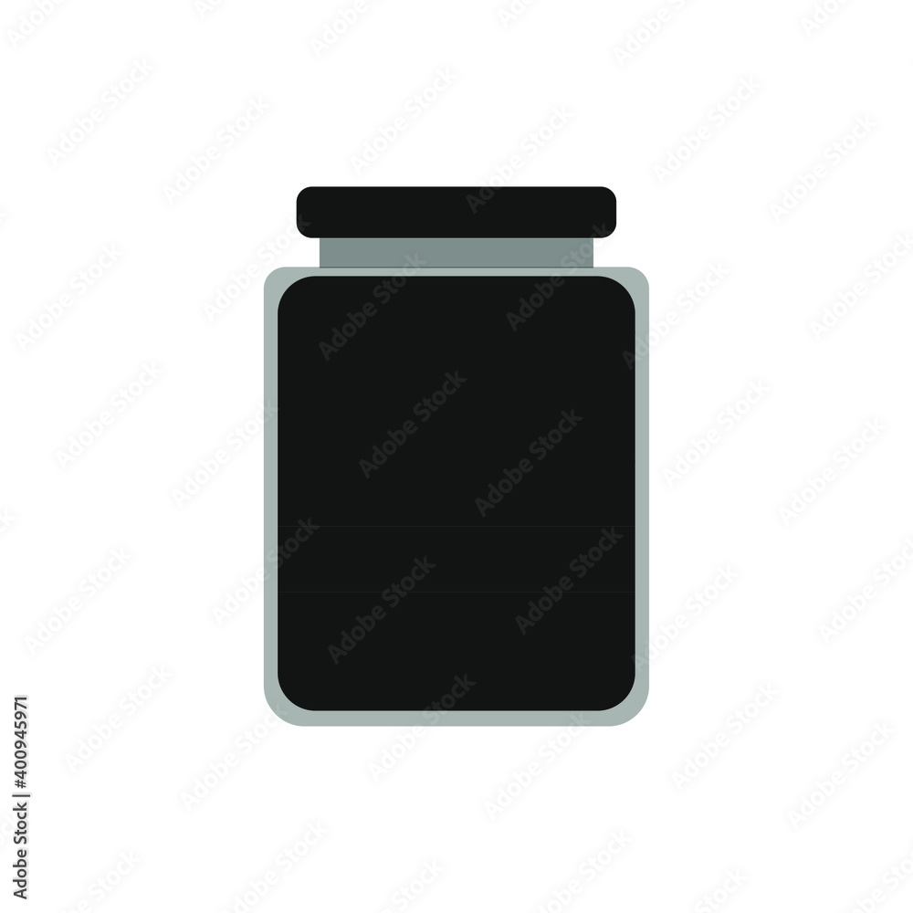 jam jar icon on white background jam jar icon on white background
