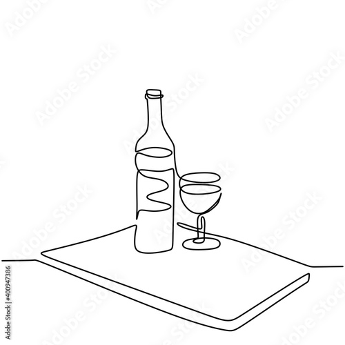 Continuous one line drawing...