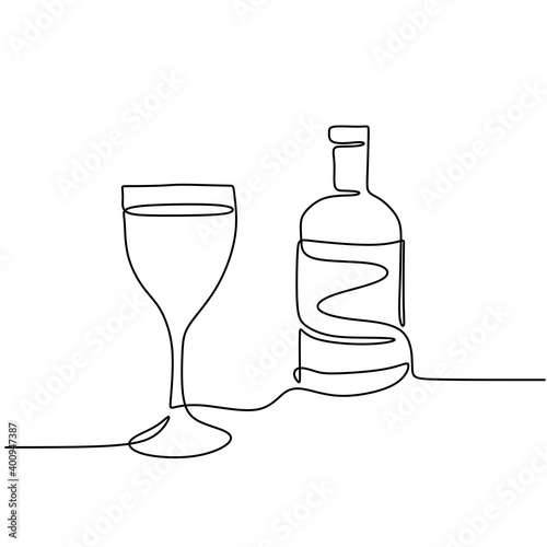 Continuous one line drawing...