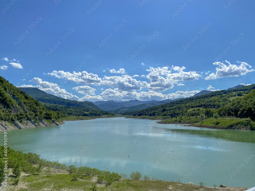Fototapeta premium LAGO DI MIGNANO, VERNASCA, PIACENZA