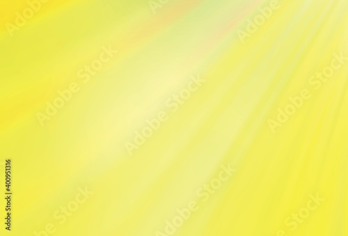 Light Yellow vector blurred background.