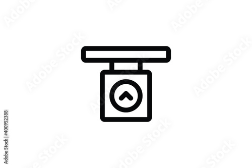 Viking Outline Icon - Balance