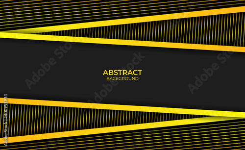 Modern abstract yellow and black Design
