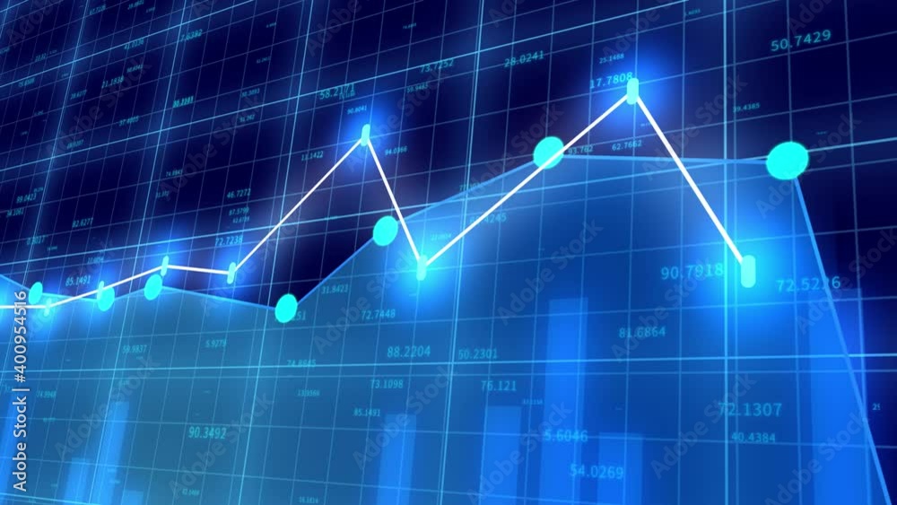 4K financial stock chart;Business tech digital Data trend hud Graph;Stock Market;Changing Economic node line. 4K financial stock chart;Business tech digital Data trend hud Graph;Stock Market;Changing Economic node line.