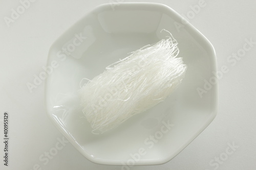 Chinese food ingredient, dried glass noodles 