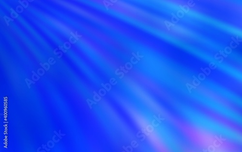 Light BLUE vector background with stright stripes.