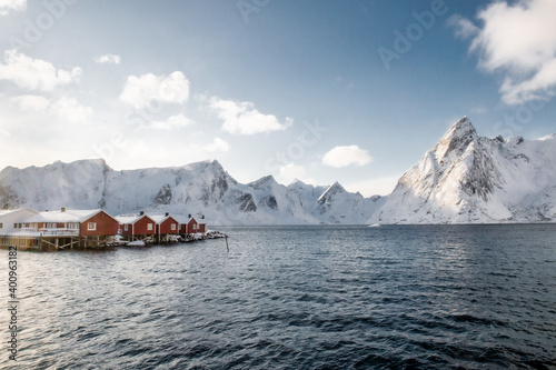 Famous tourist,Lofoten Islands, Norway in winter © Tracy Ben