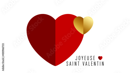 joyeuse saint valentin- vecteur