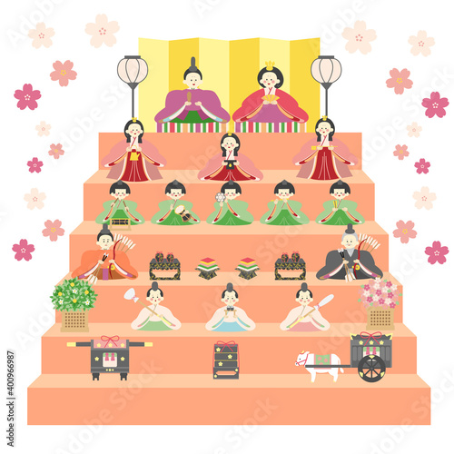 雛人形 6段